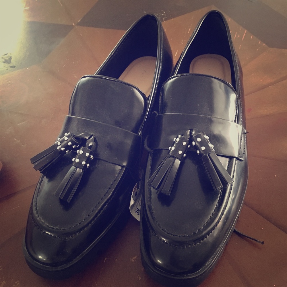 Platform loafers from Zara